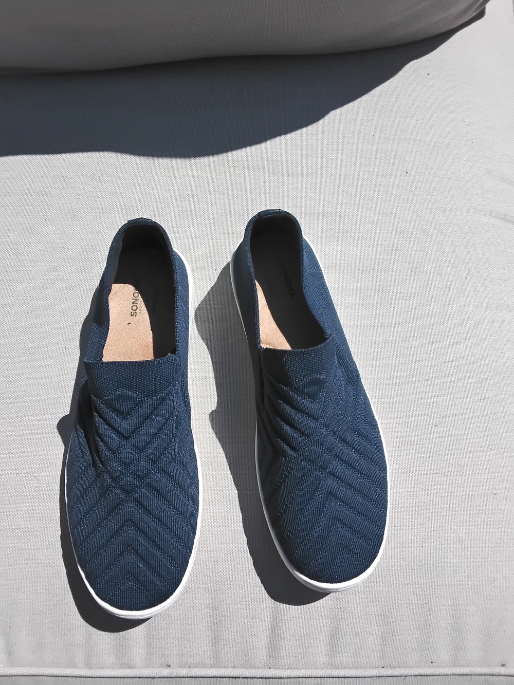 Women's Slip-On Knit Sneakers - Navy NWOT